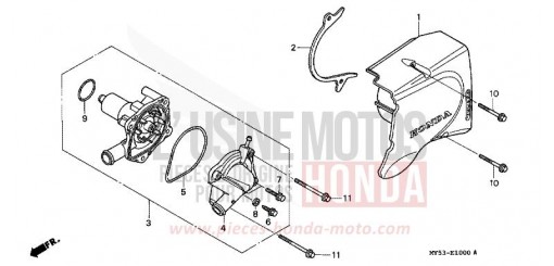 POMPE A EAU CB500R de 1994